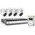 ABUS TVVR33843D 8-Kanal – 4X Mini-Dome Kameras + Hybridrekorder mit 1TB HDD – Analog HD, Bewegungserkennung, Nachtsicht, App-Zugriff, inkl. Kabel & Netzteile,