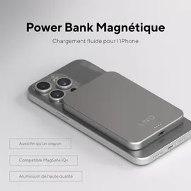 Linq Connects Magnetisch Kabellose Powerbank 5.000Mah Weiß