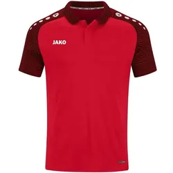 JAKO Herren Polo Polo Performance, rot/schwarz, L