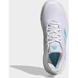 adidas CourtJam Control Tennisschuh Cloud White / Bliss Blue / Cloud White 39 1/3
