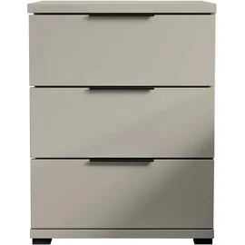 Die Möbelfundgrube Nachtschrank SMILLA 2 46 x 61 x 42 cm Schwarz
