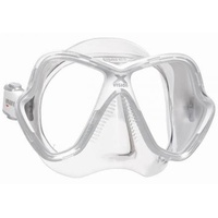 Mares Erwachsene X-Vision Mask 14 Taucherbrille, Weis/Transparent, BX