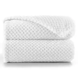 restilo Kuscheldecke 70 x 150 cm Weiß