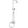 Kronenbach Duschsystem Aufputz mit Wannenthermostat rund Chrom 22,5 cm