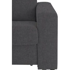 Home Affaire Schlafsofa »Roma Matratzenhöhe 14 cm« Dauerschlaffunktion, mit Unterfederung, Lattenrost, Matratze grau