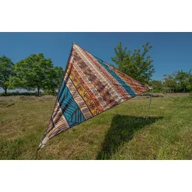 Bent Sonnensegel TC-Zip-Canvas Single aus Baumwoll-Mischgewebe Afrika Design