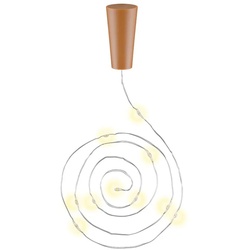 10 Stück LED-Flaschenlicht Lichterkette inklusive Batterien, die Beleuchtung ideal für Glasflaschen