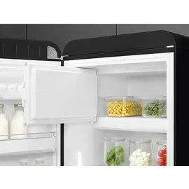 Smeg FAB28LBL5 Retro-Kühlschrank (270 l, 1530 mm hoch, Schwarz)