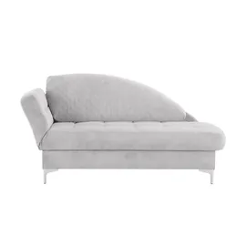Nehl Liege Greta Mikrofaser 182 x 79 x 86 cm Grau mit Schlaffunktion