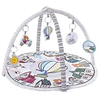 Chipolino Spielbogen Tiere, Musikfunktion, 5 Hängespielzeuge, Krabbeldecke weiß