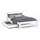 Homestyle4u Doppelbett 140 x 200 cm Weiß