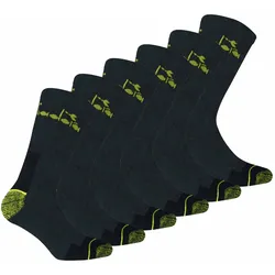 Diadora Unisex Arbeitssocken, 6er Pack - Sportsocken, Baumwolle, Logo, einfarbig Anthrazit 43-46