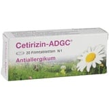Zentiva Pharma GmbH Cetirizin ADGC Filmtabletten 20 St.
