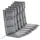 ASPERO Hochlehner Auflage 6 St. 40 x 40 x 5 cm grau
