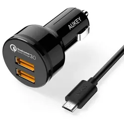 AUKEY CC-T8 Ladegerät für Mobilgeräte Schwarz Auto