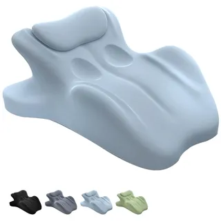 Sex Kissen für Die Paare, 27° Ergonomisches Paarkissen An die Körperkurven Anpassen, Passt Sich Jeder Position an und Schafft Eine Innige Atmosphäre (Blau)