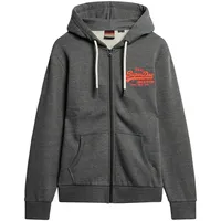 Superdry Kapuzensweatjacke »NEON VL GRAPHIC ZIPHOOD« Superdry Storm Grey Heather