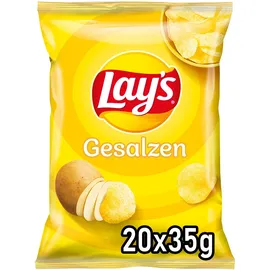 lay ́s® gesalzen Chips 20x 35,0 g, 20 St.