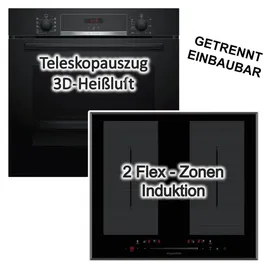 Bosch Herdset EcoClean + Induktionskochfeld 60cm