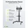 goobay Basic TV-Rollständer 67,7 cm Schwarz Stahl