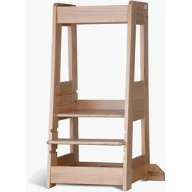 tiSsi Lernturm Felix 40 x 91 x 45 cm Buche massiv natur