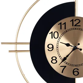 Beliani Wanduhr ALLOGNY 59 cm 59x67x1 Gold/Schwarz