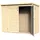 BERTILO Gartenschrank Multibox 3 Natur 200 cm x 82 cm FSC®