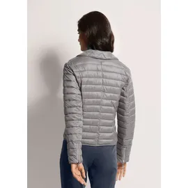 Madeleine Wattierte Damenjacke mit sportivem Touch", in steingrau | Gr.: 46,