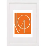 Woltu Bilderrahmen modern weiß 10x15 cm 10er Set