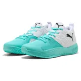 Puma Court Pro 3 Mid Basketballschuhe 313830-04 White/Black/Elektro Aqua, Schuhgröße:43 EU