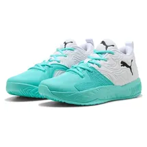 Puma Court Pro 3 Mid Basketballschuhe 313830-04 White/Black/Elektro Aqua, Schuhgröße:43 EU