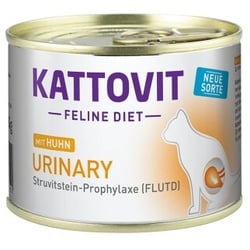 KATTOVIT Feline Diet Nassfutter Katze Urinary Adult Huhn 12x185 g