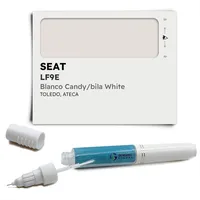 Genuine Colors Lackstift BLANCO CANDY/BILA WHITE LF9E Kompatibel/Ersatz für SEAT Weiß