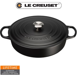 Le Creuset Gourmet-Bräter 24 cm schwarz Gusseisen Signature