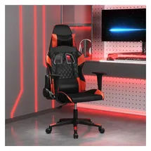 vidaXL Gaming-Stuhl Schwarz und Rot für PC