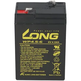 KungLong Akku 4,5Ah 6V kompatibel 3-FM-4,2 20HR 3 FM 4.2 3FM 3FM4.5 AGM Blei Batterie