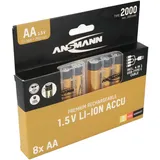 Ansmann Premium Li-Ion Akku AA 2000 mAh 8 St.
