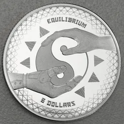 Silbermünze 1oz Equilibrium 2020 (Tokelau)