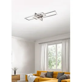 MY HOME LED Deckenleuchte »Alica« LED-Modul 1, Stk., Warmweiß Deckenlampe mit Switch Dimmer, grau