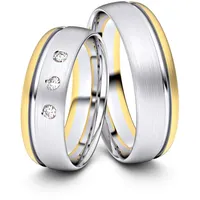 Trauringe Chemnitz 333er Weifl-/Gelbgold - 4526