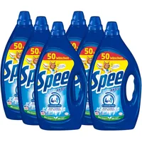 Spee Aktiv Gel Universal 4+1 Flüssigwaschmittel, Frisch & Nachhaltig, 6x 50 WL