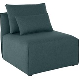 andas Sessel »Nöre«, Modul - zum Zusammenstellen; in vielen Bezugsqualitäten und Farben blau