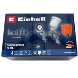 Einhell Druckluftzubehör Set Druckluftset Reifenfüller, Farbspritzpistole, Schlauch