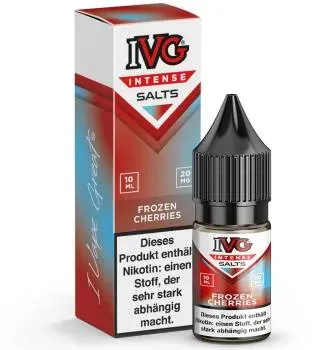 IVG Intense Frozen Cherries NicSalt Liquid 10ml / 20mg