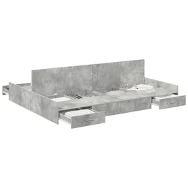 vidaXL 140 x 200 cm Beton Grau