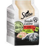 Sheba 6x50g Huhn & Truthahn Sheba Fresh Cuisine Taste of Rome Katzenfutter nass