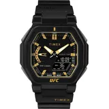 Timex Herren Quarz Armbanuhr UFC Colossus' Uhr - Schwarz/Schwarz