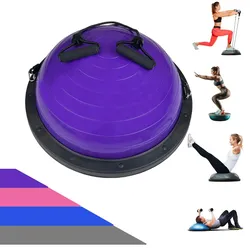 Yoga Gymnastik Balance Half Ball Trainingsball verschiedene Farben Grau