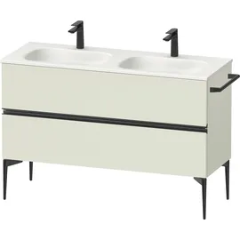 Duravit Waschtischunterschrank 2 Auszüge 128 x 59,2 x 47,7 cm Blassgrün Matt
