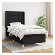 vidaXL Boxspringbett 100 x 200 cm Schwarz
